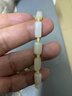 新疆和田玉項(xiàng)鏈掛繩玉石鏈子吊墜掛鏈男款玉墜玉珠掛件繩串繩 曬單實(shí)拍圖