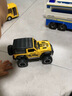 拉迪圖大號(hào)合金吉普兒童小孩盧比肯敞篷越野JEEP汽車模型男孩禮物玩具車 1:24木馬人盧比肯(大輪)-升級(jí)黃色【送公仔】 吉普車 曬單實(shí)拍圖