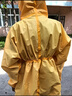 元棉C級防化服耐酸堿防護服連體帶帽工作服限次使用型黃色 耐酸堿防化服【1件】 XXL 曬單實(shí)拍圖