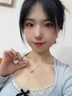 HR赫蓮娜輕奢貓眼石小蠻腰項鏈女款2025年新款七夕情人節(jié)禮物送女友 小蠻腰項鏈玫瑰金色【高端禮盒】 曬單實拍圖
