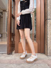 妙麗（Millies）品牌松糕厚底運(yùn)動(dòng)鞋2025新款小眾魔術(shù)貼休閑瑪麗珍鞋簡(jiǎn)約百搭女鞋 米色 35 曬單實(shí)拍圖