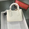 ANYSMIC手提包包女包奢侈品2025新款夏季女士真皮手提包中年婆婆包婚包 白色 28.5*13.5*20cm 曬單實(shí)拍圖