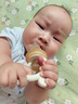 蒂樂咬咬樂果蔬袋水果輔食器6個月以上嬰兒牙膠吃水果神器小寶寶 維恩棕S碼（升級推進器） 1個裝 曬單實拍圖