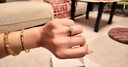 DRAGBOLL鉆戒女莫桑石戒指情侶對戒一對結婚訂婚求婚七夕送老婆七夕節禮物 女戒1克拉活口+男戒活口 曬單實(shí)拍圖