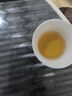 鈺銓龍門 白瓷薄胎懸停蓋碗 德化羊脂玉瓷小號(hào)馬蹄三才蓋碗上釉陶瓷泡茶碗 羊脂玉上釉薄胎馬蹄蓋碗約110ml 曬單實(shí)拍圖