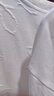 卡賓（CABBEEN）【刺繡圓領(lǐng)】涼感短袖T恤男裝2025夏季新款親膚透氣休閑上衣 漂白色02 L /175/50 曬單實(shí)拍圖