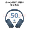 索尼（SONY）WH-CH720N 頭戴式無線藍(lán)牙降噪耳機 長久佩戴舒適高效學(xué)生網(wǎng)課辦公游戲耳麥 白色 曬單實拍圖
