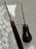 范爺家手工葫蘆手柄錐子2件套直錐鉤錐千枚通DIY手工打孔皮藝工具鞋錐 曬單實拍圖