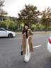 clotho Rennie品牌女裝氣質(zhì)風(fēng)衣外套女2025春秋新款韓版英倫風(fēng)休閑垂墜感寬松 卡其色 M 曬單實拍圖