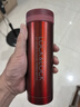 樂扣樂扣（LOCK&LOCK）不銹鋼纖巧便攜保溫杯茶水杯車載商務杯子LHC560（300ml）紅色 曬單實拍圖