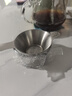 雅集不銹鋼茶漏茶渣過濾網(wǎng)公道杯茶杯茶隔茶濾家用辦公帶不銹鋼底座 曬單實拍圖