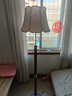 美式復(fù)古實木落地?zé)?中古風(fēng)客廳沙發(fā)旁立式氛圍燈臥室書房裝飾燈 落地?zé)鬫實木燈桿_護眼三色 曬單實拍圖