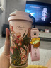 格沵（germ）梵高聯(lián)名雙飲保溫杯吸管水杯大容量學(xué)生杯女神禮物杯500ML夾竹桃 曬單實(shí)拍圖