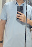 安踏polo衫短袖t恤男夏季薄款翻領(lǐng)運(yùn)動休閑服男士寬松透氣冰絲速干衣 7135-6展翅藍(lán) 2XL 185 曬單實(shí)拍圖