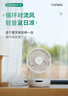 yoiwo囿一物空氣循環(huán)扇臺式電風(fēng)扇桌面渦輪家用遙控搖頭微靜音大風(fēng)力對流可拆洗小型風(fēng)扇【大風(fēng)輕音】 升級遙控款 曬單實(shí)拍圖