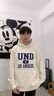 UNDEFEATED五條杠官方新款秋季連帽衛(wèi)衣 男士休閑長袖套頭 米白色 XL 曬單實(shí)拍圖