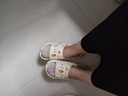 QYCKABY買一送一拖鞋女士夏季室內(nèi)家居一對(duì)浴室防滑eva軟底情侶涼拖男士 白色【花朵兔子】+白色【xx熊】 36-37 (女)+ 40-41(男) 曬單實(shí)拍圖