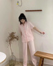 全棉時代【趙麗穎同款】家居服涼感柔潤有光澤女士睡衣水光棉家居套裝 曬單實拍圖