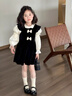 G.DUCKKIDS小黃鴨女童連衣裙秋裝2025新款兒童套裝裙子洋氣小女孩寶寶公主裙 圖片色 110 建議4~5歲【100-110cm】cm 曬單實拍圖