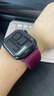Apple/蘋果 Watch Series 10 智能手表GPS款46毫米亮黑色鋁金屬表殼黑色運動型表帶M/L MX273CH/B 曬單實拍圖
