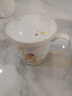 后海 骨瓷杯子優(yōu)質(zhì)歐式陶瓷馬克杯水杯帶蓋 創(chuàng  )意牛奶蓋杯喝水杯早餐杯 350ml月光蓋杯-長(cháng)頸鹿 可微波 曬單實(shí)拍圖