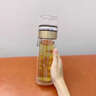 RICH YOUR HOME德國品質(zhì)茶水分離杯玻璃杯雙層加厚便攜耐高溫男士泡茶杯耐熱水杯 鋼本色420ml[雙層隔熱-茶水分離] 曬單實(shí)拍圖