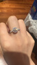 MoLi人工人造培育鉆石圓鉆戒求婚戒指女18K金上海IGI證書(shū)3兩1克拉50分 銀培育主鉆D色VVS/3EX/證書(shū) 1克拉 曬單實(shí)拍圖