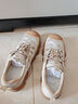 駱駝（CAMEL）丑萌登山鞋4.0 山系徒步鞋女增高戶外休閑鞋 L25S469032 杏/金 39 曬單實拍圖