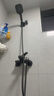 全銅混水閥淋浴水龍頭花灑套裝槍灰全套三聯(lián)浴室浴缸冷 全銅主體側(cè)開混水閥帶配件槍灰 曬單實拍圖