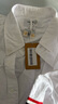 湯姆 布朗（THOM BROWNE）【七夕】男士白色棉質(zhì)四條紋織帶長袖襯衫 MWL395A F0313 100 4 曬單實拍圖