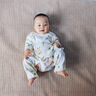 哇哇嬰兒連體衣2025新款夏薄款a類純棉毛系帶連體衣寶寶可愛哈衣 小熊物語 66cm 【6-9月 體重10-15斤】 曬單實(shí)拍圖