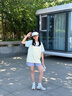 優(yōu)優(yōu)1點(diǎn)（Yoyo one）女童速干套裝夏季短袖2025新款兒童戶外跑步訓(xùn)練服透氣大童運(yùn)動服 19146綠色+18530白色【套裝】 150 150cm 曬單實(shí)拍圖