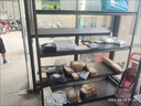 【官微旗艦】貨架置物架家用多層落地儲物架倉儲客廳展示架陽臺收納架貨物架子 【通立柱加厚】四層160cm高 【黑色加厚】長100寬45cm 曬單實拍圖