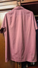 DESCENTE迪桑特DUALIS系列都市通勤男士短袖衫夏季新品 DP-深粉色 L (175/96A) 曬單實拍圖