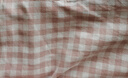 無印良品（MUJI）[自營限定款]無側(cè)縫 雙層紗織睡衣 淺粉紅色格紋  S  曬單實(shí)拍圖
