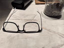 萬(wàn)寶龍（MONTBLANC）近視眼鏡框男女六角白星潮流金屬配眼鏡方框板材眼鏡架光學(xué)鏡架 MB0100O-005-52【黑色】 單鏡框(僅鏡框-可試戴) 曬單實(shí)拍圖