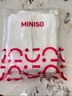 名創(chuàng)優(yōu)品（MINISO）冰絲短袖襯衫男夏季新款舒適涼感透氣日系百搭寬松襯衣 白 L 曬單實(shí)拍圖