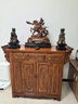 LNGA LANDGRE騎馬關(guān)公擺件客廳佛堂玄關(guān)武財(cái)神爺關(guān)羽關(guān)云長雕像裝飾工藝品神像 忠義千秋騎馬關(guān)公檀木色大號高52-送五帝錢 曬單實(shí)拍圖