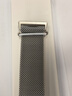 ESCASE適用華為watch Fit4表帶fit3/fit4pro表帶磁吸米蘭尼斯不銹鋼防水腕帶磁吸搭扣透氣舒適銀色 曬單實拍圖