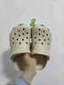 CORCS CROCS經(jīng)典洞洞鞋男女夏季新款男女涼鞋平底沙灘涼拖鞋一腳蹬鞋 骨白色 40 曬單實(shí)拍圖