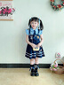G.duck童裝兔子警官女童連衣裙夏季2025新款洋氣卡通兒童公主裙寶寶裙子 藏青色朱迪送包包 100 （建議身高90cm 3-4歲）cm 曬單實(shí)拍圖