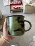 八一建軍節(jié)紀念品陶瓷懷舊水杯定制退役軍人退伍老兵送戰(zhàn)友禮物 軍綠迷彩（退役不褪色）禮盒款 曬單實拍圖