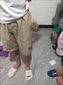 安初夏冰絲短褲男夏季潮牌美式休閑褲子寬松大碼馬褲速干運(yùn)動五分褲休閑 卡其色+灰色 （2件裝） XL 【120-140斤】 曬單實(shí)拍圖