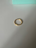 曼卡龍足金黃金戒指竹節(jié)戒指節(jié)節(jié)高女款送女友0.74g-1.09g 09手寸 曬單實拍圖