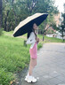 WCZ德國全新加厚雨傘自動黑膠晴雨兩用傘雙人防曬男女太陽傘紫外線 2000+級傘面黑膠防曬 芝士黃 新10骨分叉3+1抗風(fēng)結(jié)構(gòu)  霧面蝕刻手柄 曬單實拍圖
