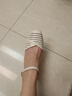 百麗踏系列品牌斷碼包頭涼鞋女夏2025新款夏季網(wǎng)面透氣配裙子高跟鞋方頭 杏色 36 曬單實(shí)拍圖