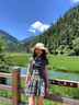 JIOESC法式氣質(zhì)學(xué)院風(fēng)套裝格紋襯衫連衣裙子女夏季2025新款今年流行爆款 【藍格紋】 S 40/45kg 曬單實拍圖