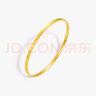 周六福黃金手鐲足金鐲子手飾送媽媽 計價 54mm-13g 曬單實拍圖
