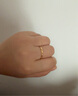 周大福四葉草素圈足金黃金戒指女(工費(fèi):160計(jì)價(jià))EOF1296七夕禮物 16號(hào) 足金 約1.25g 曬單實(shí)拍圖