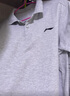 李寧polo衫女夏季有領(lǐng)羽毛球服半袖上衣純棉短袖女生運動(dòng)t恤 淺灰色(尺碼偏大)100%棉 S 曬單實(shí)拍圖